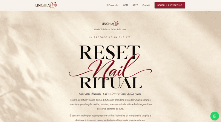 Realizzazione sito web UnghiaMO Lab